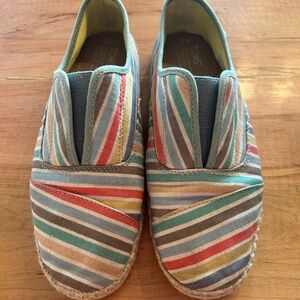 TOMS Multicolored Stripe Espadrille